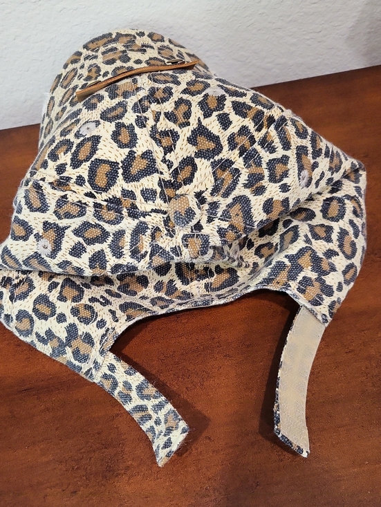 Upcycled Luxury leopard Ballcap Hat main image 6